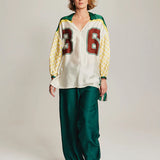 Chloe Oversized Shirt - Sporty Jade