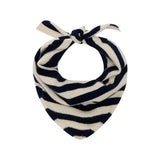 Stripe Bandana - Limestone/Navy