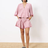 Alyssia Blouse - Fuchsia