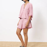 Alyssia Blouse - Fuchsia