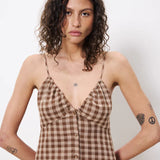 Casimira Dress - Brown Ice