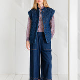Stina Gilet - Mid Wash Denim