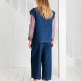 Stina Gilet - Mid Wash Denim