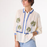 Ali Jungle Shirt - Cream/Multi