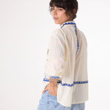 Ali Jungle Shirt - Cream/Multi