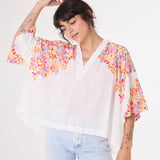 Eline Fresia Blouse - White/Multi