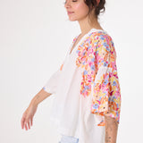 Eline Fresia Blouse - White/Multi