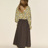 Sabine Skirt - Black/Brown