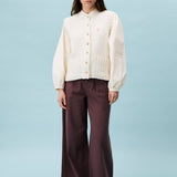 Anaphe Knit Vest - Cream