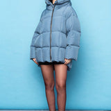 Piu Justine Coat - Denim Blue