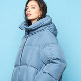 Piu Justine Coat - Denim Blue