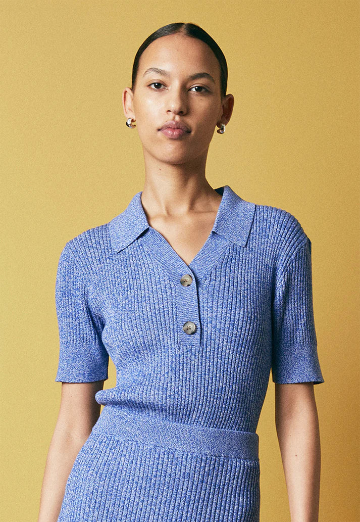 Blanche Seawool Polo 23 - Dazzling Blue