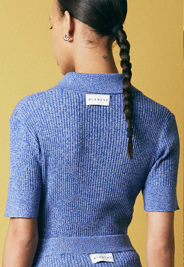 Blanche Seawool Polo 23 - Dazzling Blue
