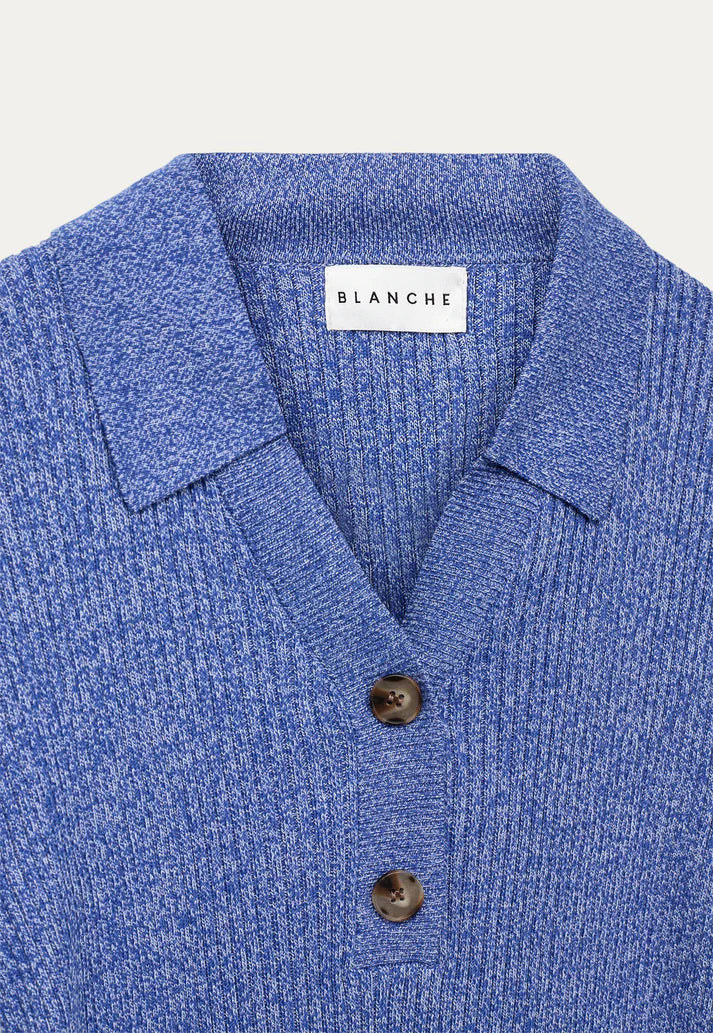 Blanche Seawool Polo 23 - Dazzling Blue