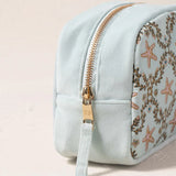 Starfish Garden Makeup Bag - Ice Blue