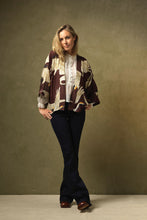 Load image into Gallery viewer, One Hundred Stars Kimono - Stork Burgundy
