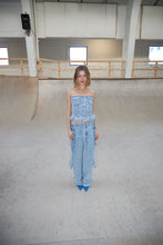 Load image into Gallery viewer, Stella Nova Oda Denim Top - Washed Denim
