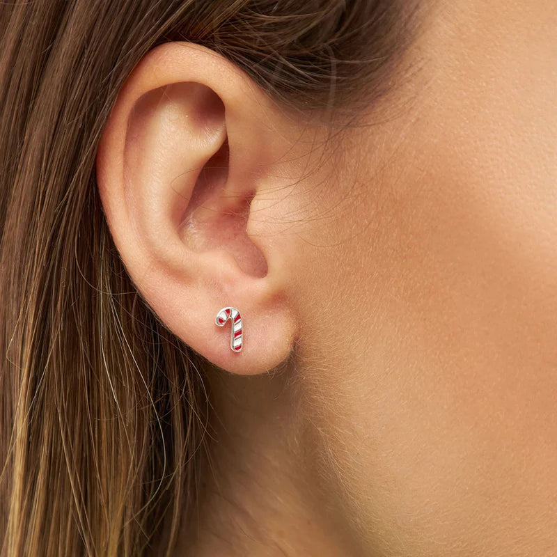 Sugar Cane 1PCS Earring - Silver