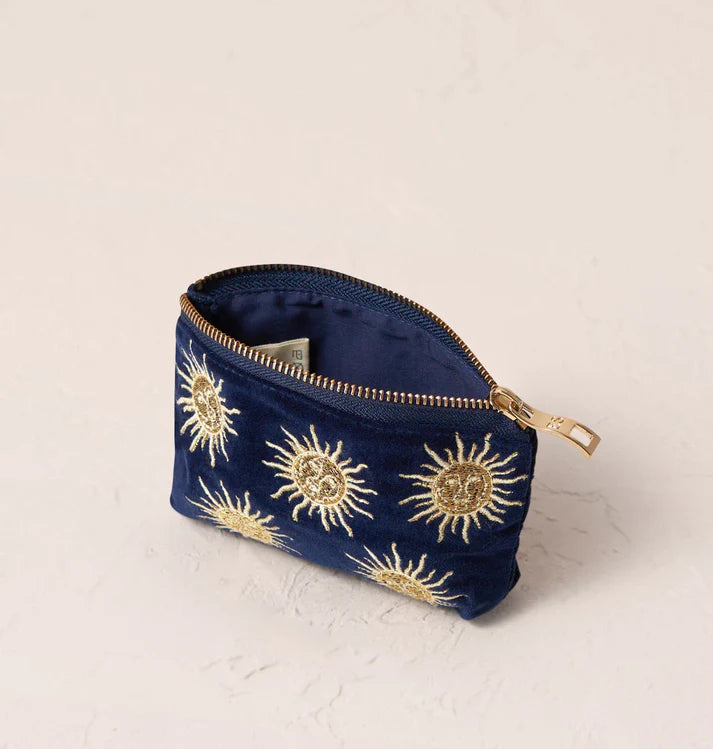 Sun Goddess Coin Purse - Navy