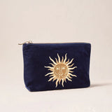 Sun Goddess Mini Pouch - Navy