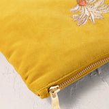 Sunrise Palms Mini Pouch - Mustard Yellow
