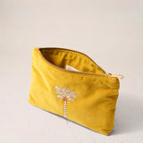 Sunrise Palms Mini Pouch - Mustard Yellow