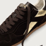 Track 7009 Trainers - Brown/Gold