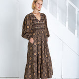 Troy Dress - Midnight/Sand