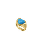 Lovers Signet Ring - Turquoise