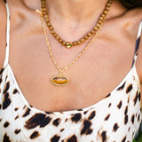 Tigers Eye Pendant Necklace
