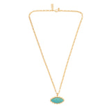 Eye Pendant Necklace - Turquoise