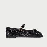 The Little Prince Mary Jane - Black Glitter