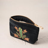 Tree Frogs Coin Purse - Charcoal