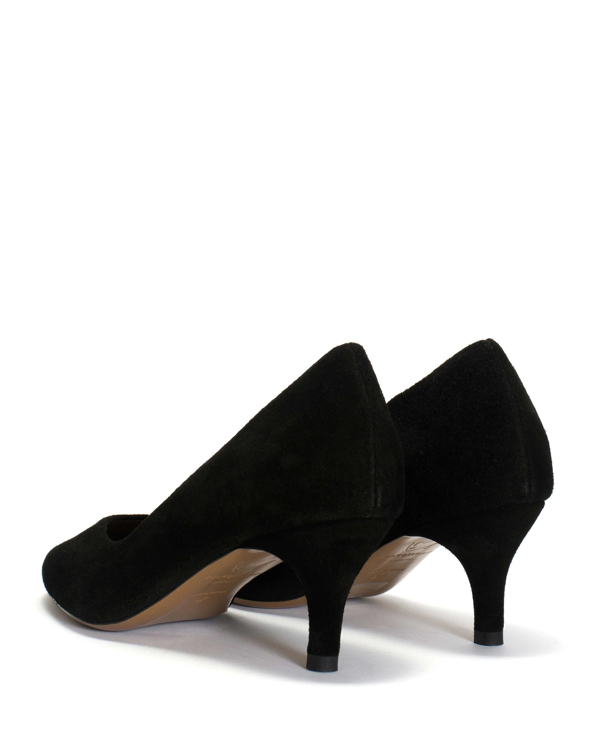Trini 55 Heels - Black Suede