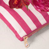 Tulip Stripe Mini Pouch - Pink
