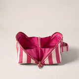 Tulip Open Flat Makeup Bag - Pink