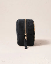 Load image into Gallery viewer, Elizabeth Scarlett Turtle Conservation Cosmetics Bag - Charcoal
