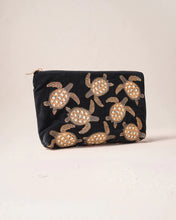 Load image into Gallery viewer, Elizabeth Scarlett Turtle Conservation Everyday Pouch - Charcoal
