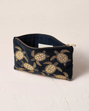 Load image into Gallery viewer, Elizabeth Scarlett Turtle Conservation Everyday Pouch - Charcoal
