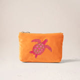 Turtle Conservation Mini Pouch - Orange