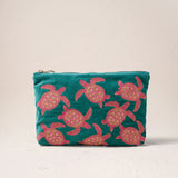 Turtle Conservation Everyday Pouch - Teal Jade