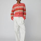 Two-Toned Cotton Jeans - White