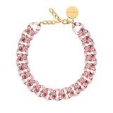 Flat Chain Necklace - Clear Taupe