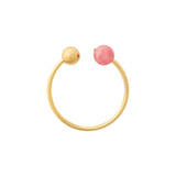 Beads Bangle - Watermelon Marble