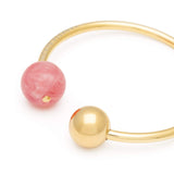 Beads Bangle - Watermelon Marble