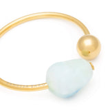 Pearl Bangle - Cloud Marble