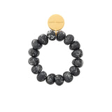 Stone Flex Bracelet - Black Marble