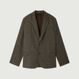 Hermosa Blazer - Brown/Green Check
