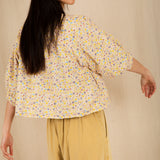 Vida Reversible Jacket - Navy/Lemon