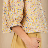 Vida Reversible Jacket - Navy/Lemon